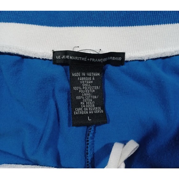 Marithe Francois Girbaud Track‎ Suit Womens L Blue White Full Zip Jacket Pants - Picture 7 of 8